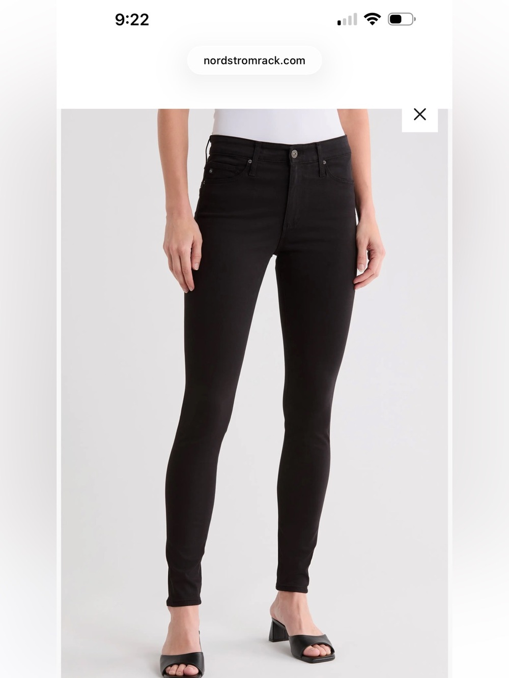 AG Adriano Goldschmied The Farrah Skinny Ankle EUC